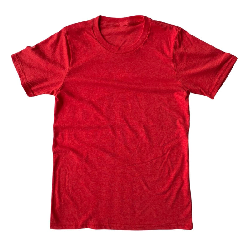 ZYVARA Cotton Blend Every Day T-Shirt ( Red )