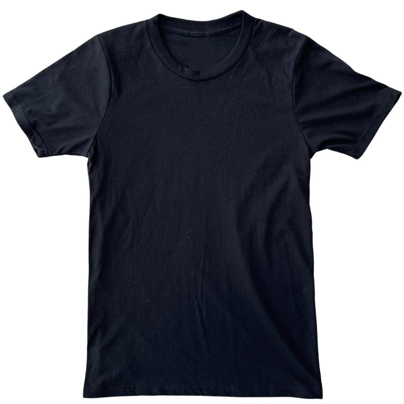 ZYVARA Cotton Blend Every Day T-Shirt ( Black )